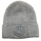 Monotone Smiley Face Beanie
