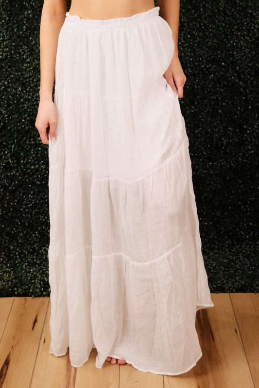 Tiered Maxi Skirt