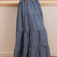 Tiered Smock Maxi Skirt