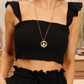 Ruffle Smock Top
