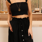 Ruffle Smock Top