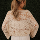 Crochet Bell Sleeve Tie Top