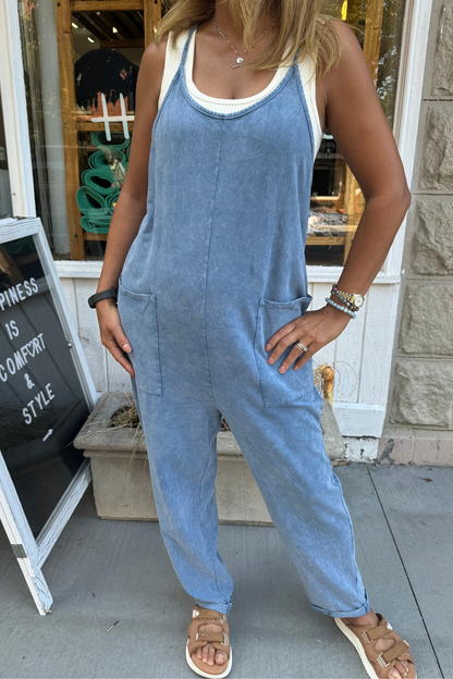 Mineral Washed Jumpsuits