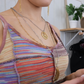 Mixed Patch Top