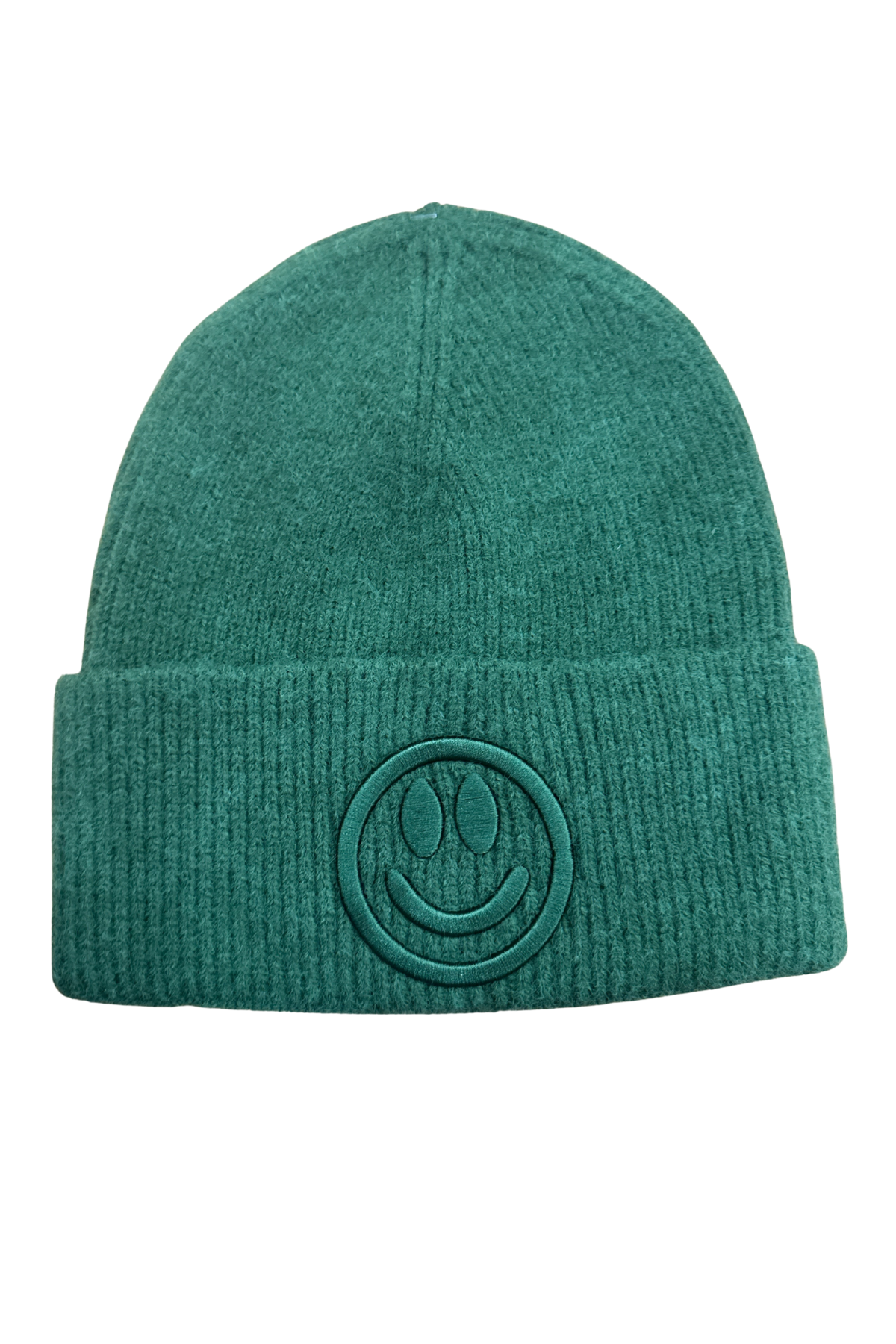 Monotone Smiley Face Beanie