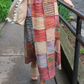 Mixed Patch Maxi Skirt