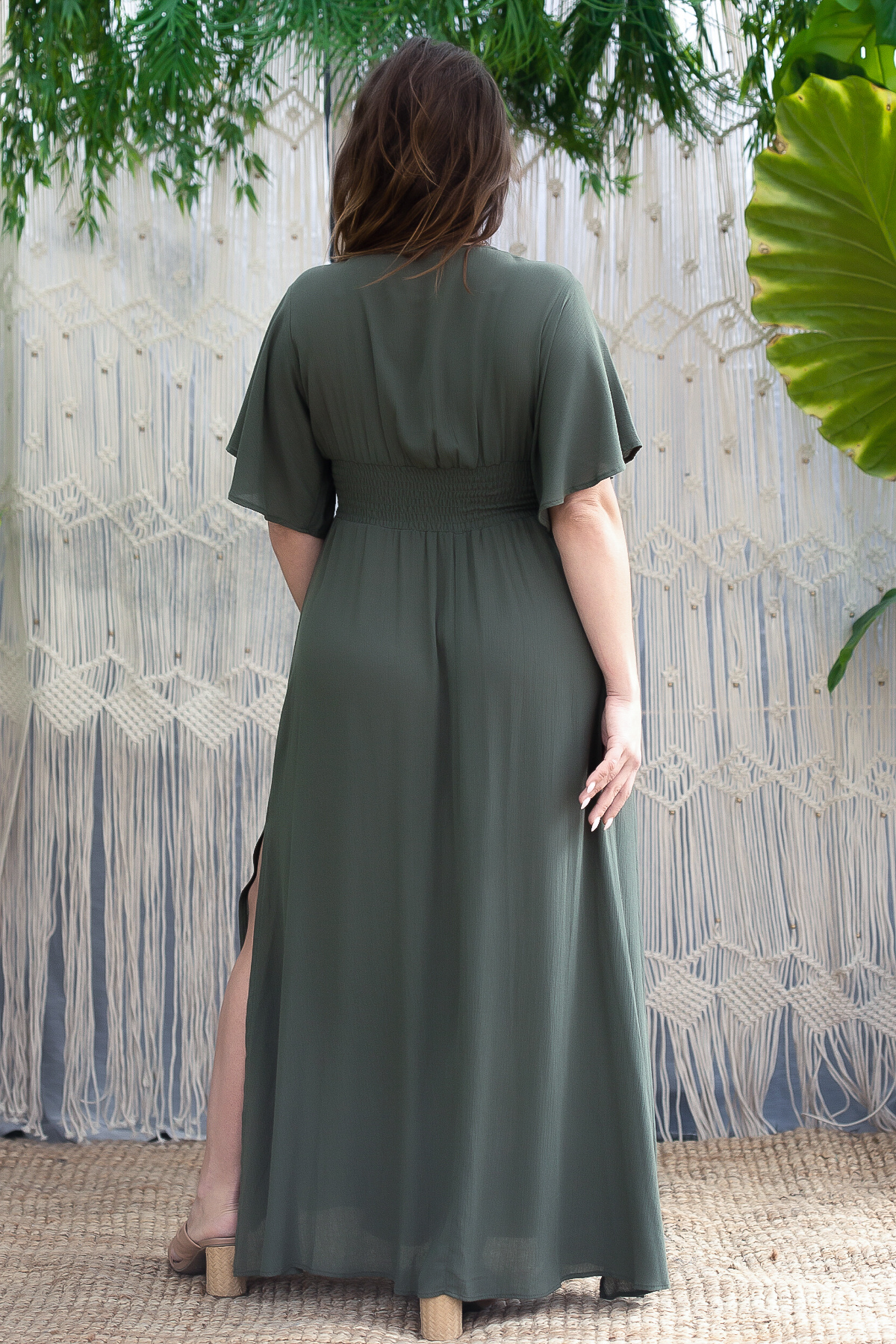 Green Goddess Maxi Dress