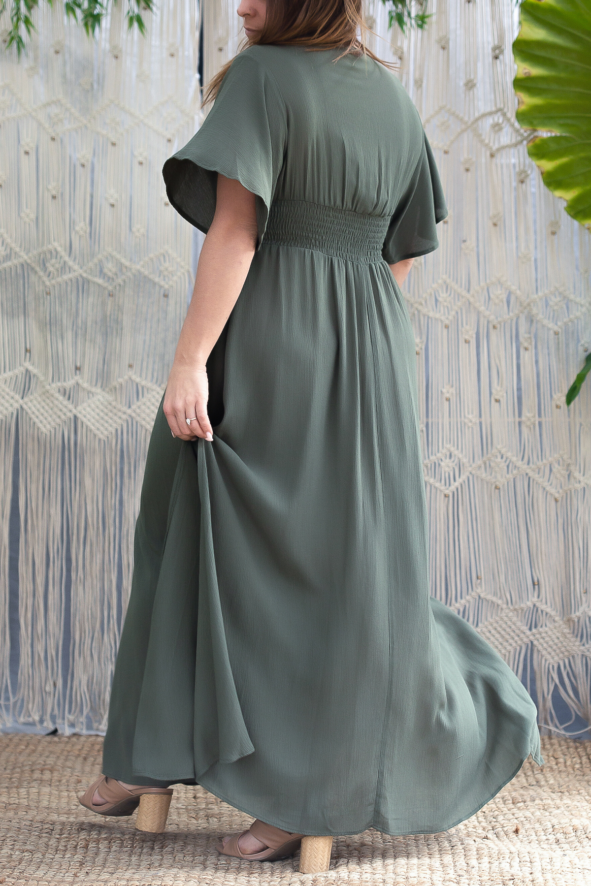 Green Goddess Maxi Dress