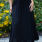 Tourmaline Double Slit Maxi Skirt