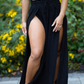 Tourmaline Double Slit Maxi Skirt