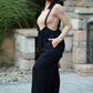 Black Suspender Overalls