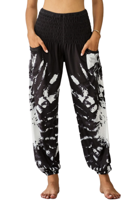 Spiral Harem Pants